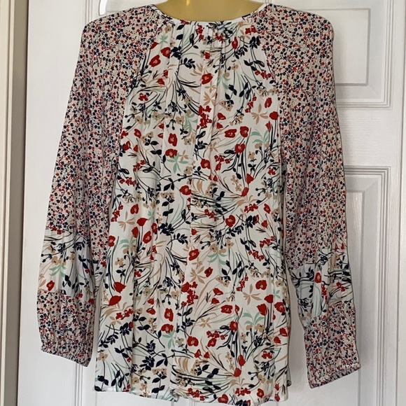 DR2 boho peasant blouse w/ tassels Sz S - Picture 3 of 6